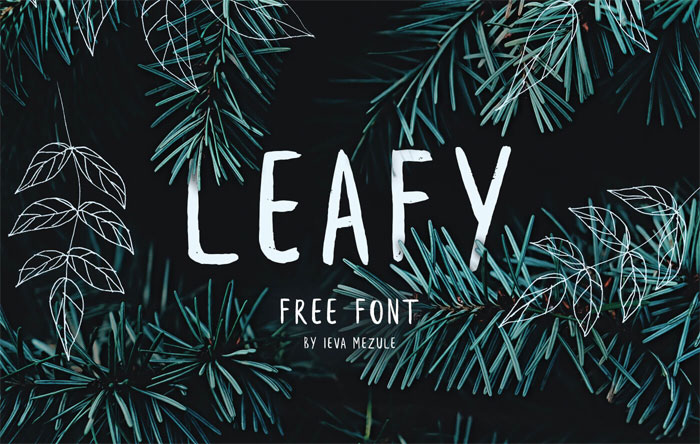 Leafy 90 FREE Retro and Vintage Fonts To Download