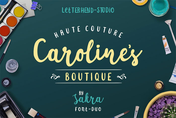 Sakra-Font-Duo 90 FREE Retro and Vintage Fonts To Download