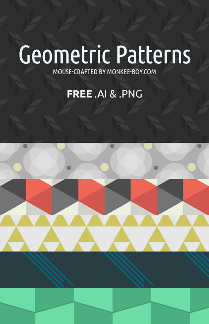 6-Geometric-Patterns-by-Ste Background pattern examples that you should check out