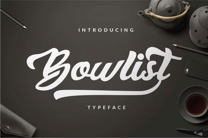 Bowlist-–-Logo-Type-Font-700x466 The best 72 free fonts for logos to create modern and creative designs