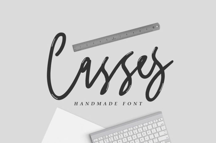 Casses-Font-700x466 The best 72 free fonts for logos to create modern and creative designs
