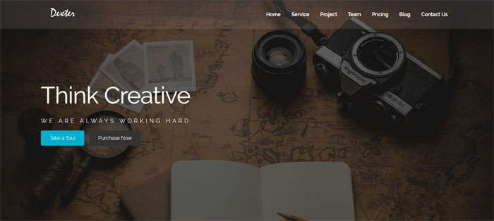 Dexter Free HTML templates for Portfolios, Real Estate, Business websites and more