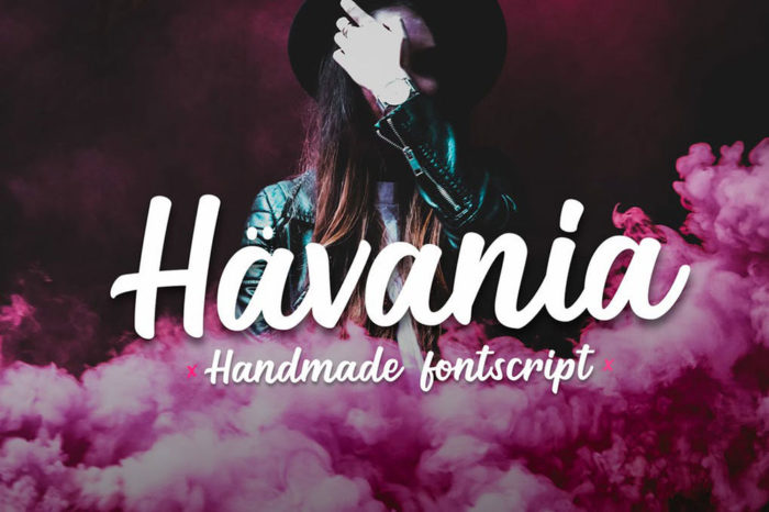 Havania-–-Script-Font-700x466 The best 72 free fonts for logos to create modern and creative designs