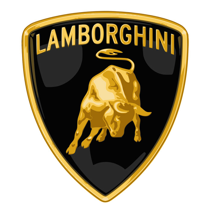 Lamborghini-Logo Car logos: Showcase of great looking car company logos