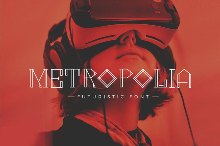 Metropolia-–-Futuristic-font-700x466 The best 72 free fonts for logos to create modern and creative designs