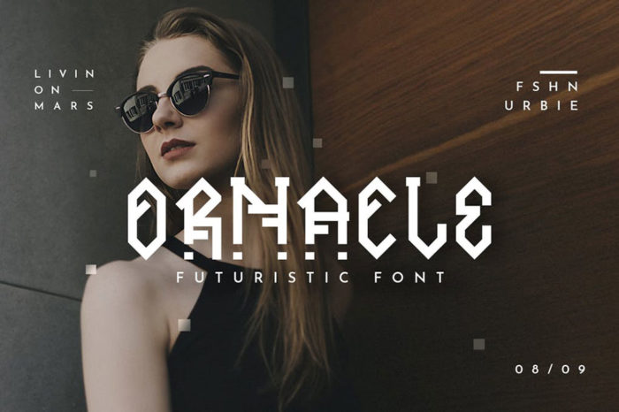 Ornacle-–-Futuristic-Font-700x466 The best 72 free fonts for logos to create modern and creative designs
