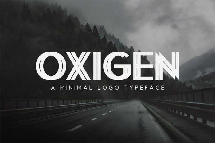 Oxigen-–-Minimal-Logo-Typeface-700x466 The best 72 free fonts for logos to create modern and creative designs