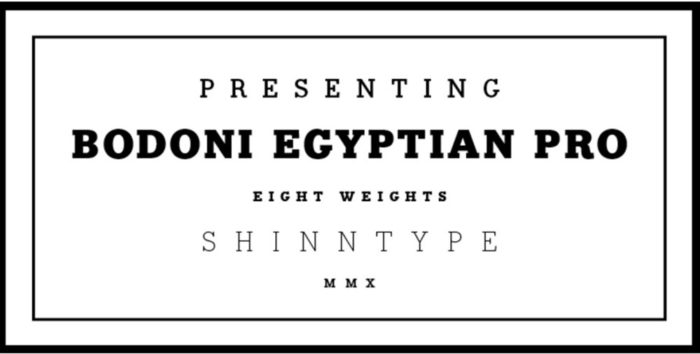 bodoni-egyptian-pro-700x354 The best 72 free fonts for logos to create modern and creative designs