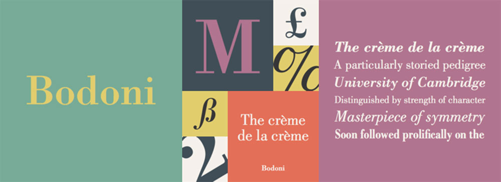 bodoni Signage Style: The 23 Best Fonts for Signs