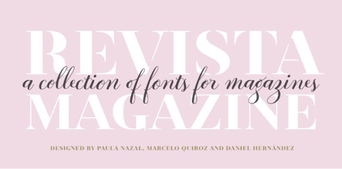 revista-700x346 The best 72 free fonts for logos to create modern and creative designs