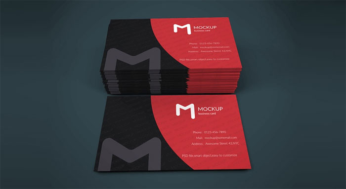 Business-Card-Mockup Business card mockup templates to use for presenting your designs