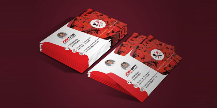 Chef-Business-Card-Mockup-P Business card mockup templates to use for presenting your designs