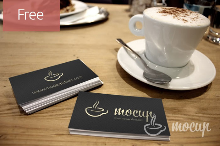 Free-Business-Card-Mockup1 Business card mockup templates to use for presenting your designs