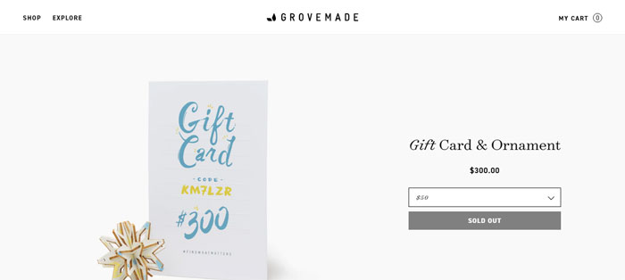 Grovemade-Gift-Card Gifts for graphic designers – or what to offer your friends on Christmas