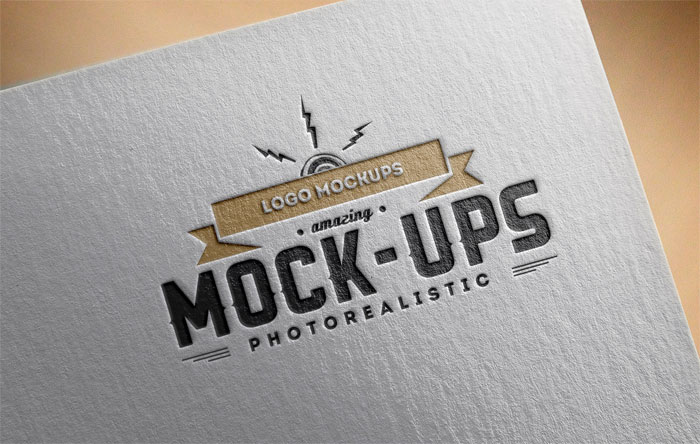Logo-MockUps-Paper-Edition- Logo mockup templates to download and use to present your logos