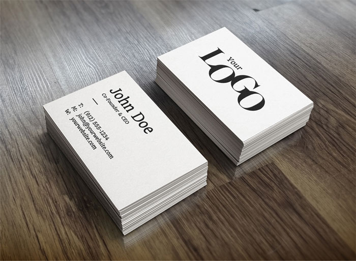 Realistic-Business-Card-Moc Business card mockup templates to use for presenting your designs