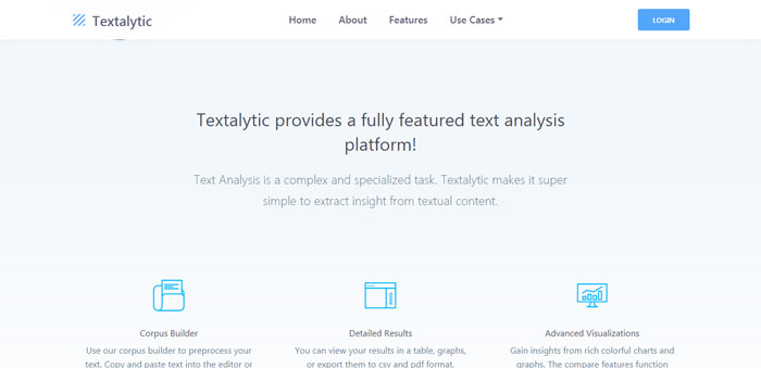 Textalytic-I-Text-Analysis- About us page design: Tips and best practices to create one