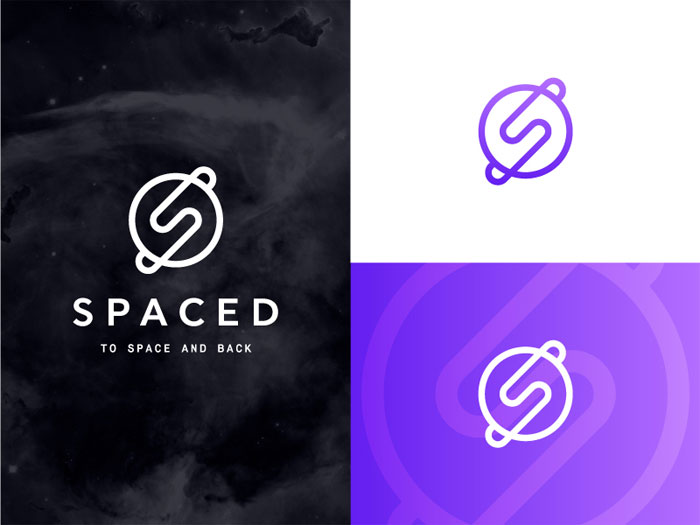 spaced_challenge_abe_zielen Travel logo design ideas that you should use in your next project