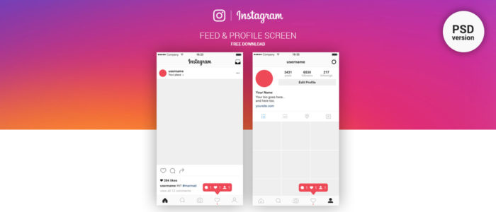 99ac8544377887.5810fa1075e9c-700x300 Instagram Mockup Templates to download for your presentations
