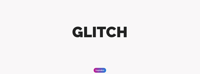 Glitched-Text-study-of_- 116 Cool CSS Text Effects Examples That You Can Download