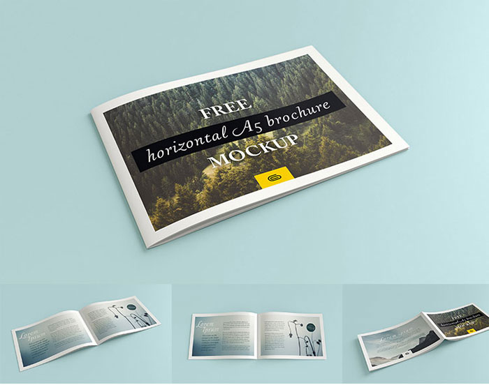 Mockup_HorizontalA5_Brochur Free brochure templates to use for creating your brochure