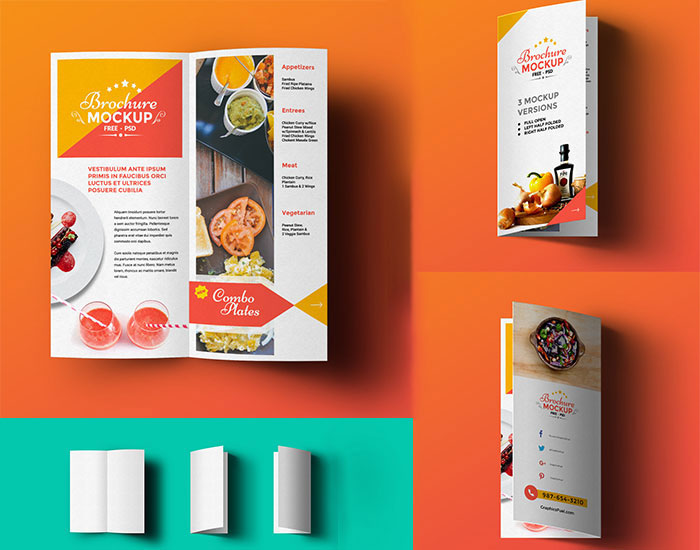 bi-fold-brochure-mockup Free brochure templates to use for creating your brochure