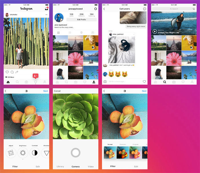 instagram-app-L-700x605 Instagram Mockup Templates to download for your presentations