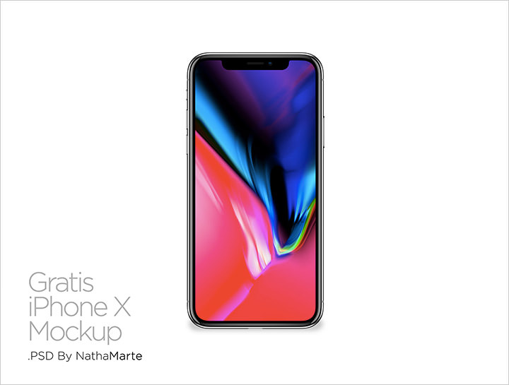 iphone-x-simple iPhone mockup templates to download for presenting your designs