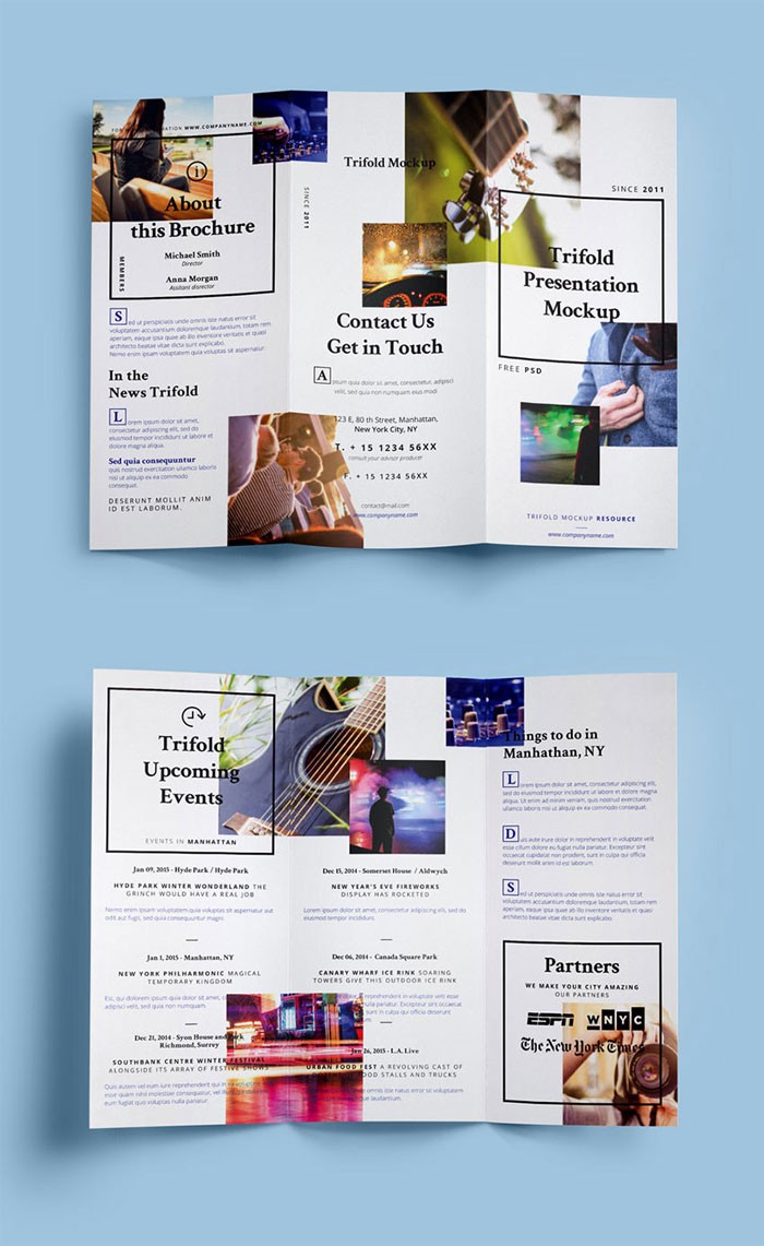 psd-tri-fold-mockup-templat Free brochure templates to use for creating your brochure
