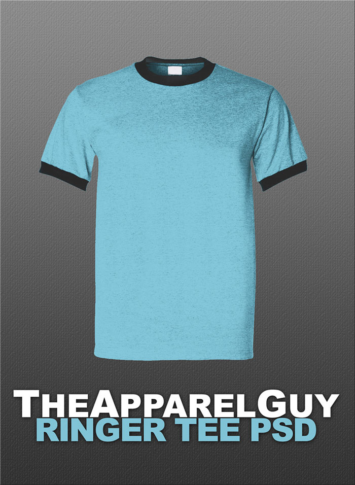 ringer_tee_psd_by_theappare 68 T-Shirt Templates For Photoshop And Illustrator