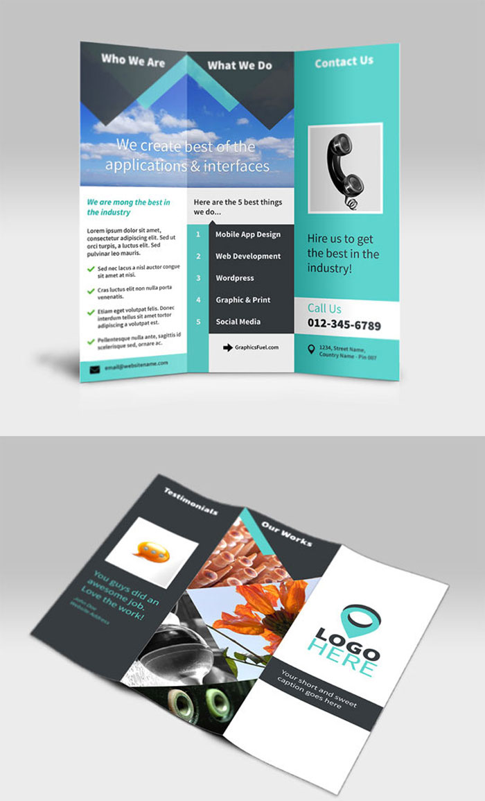 tri-fold-brochure-mockup Free brochure templates to use for creating your brochure