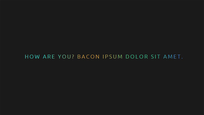 webdev-series-colorful-text CSS Text Effects: 116 Cool Examples That You Can Download