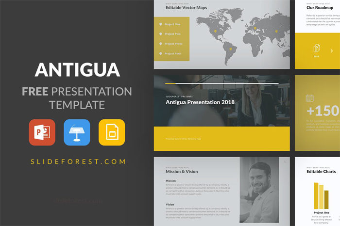 Antigua-Free-Presentation-T-700x466 80 Top Free Google Slides Templates And Themes