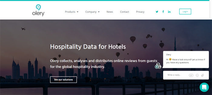 Olery-Travel-Hotel-Data-700x314 Startups in Amsterdam that you should keep an eye on (and their cool websites)