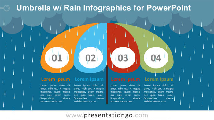 Umbrella-Rain-Diagram-Infog-700x394 The Best 31 Free PowerPoint Templates You Shouldn't Miss