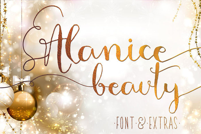 alanice1--700x466 117 Free Christmas fonts to use for holiday projects