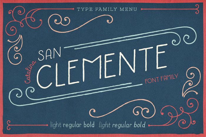catalina_05--700x466 117 Free Christmas fonts to use for holiday projects