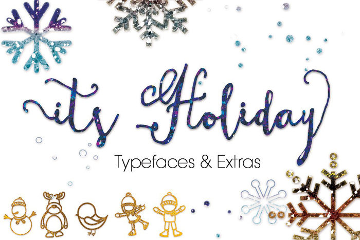 coveritsholiday--700x467 117 Free Christmas fonts to use for holiday projects