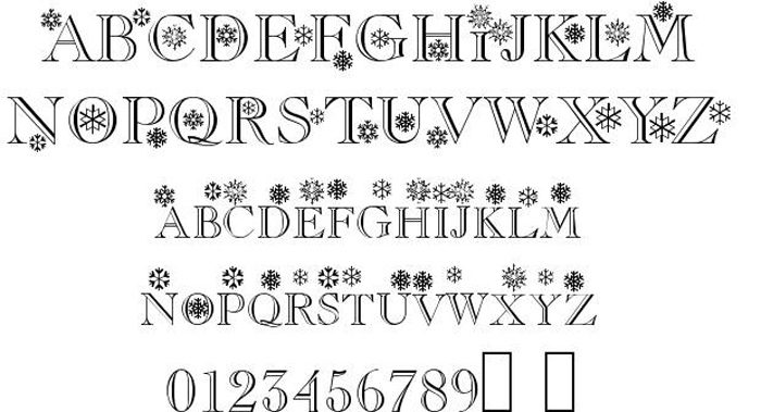 flakes_specimen-700x379 117 Free Christmas fonts to use for holiday projects