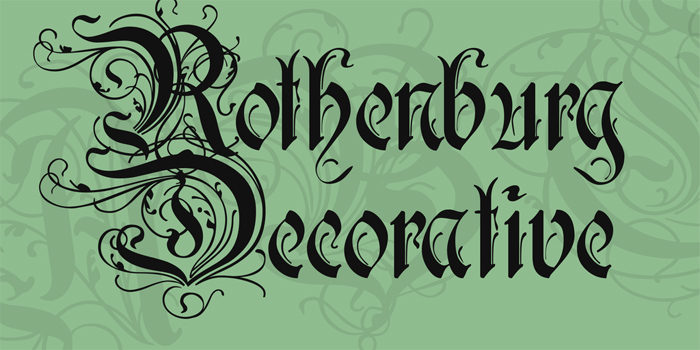 rothenburg-decorative-font--700x350 117 Free Christmas fonts to use for holiday projects