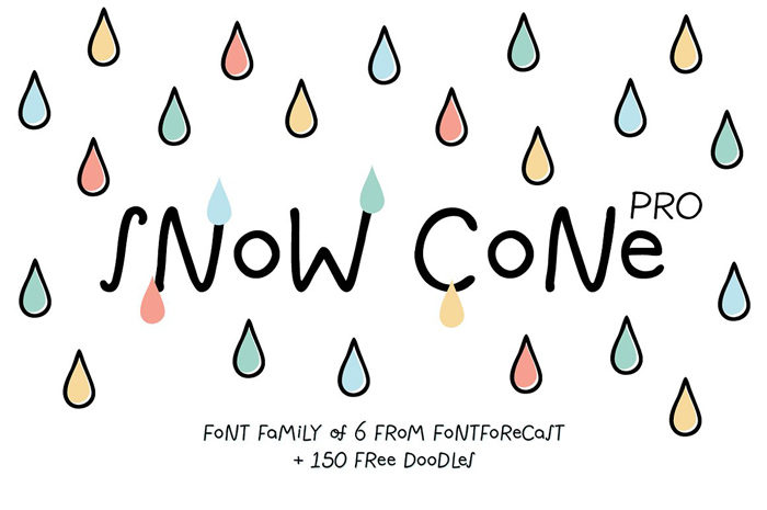 snow-cone_1--700x465 117 Free Christmas fonts to use for holiday projects