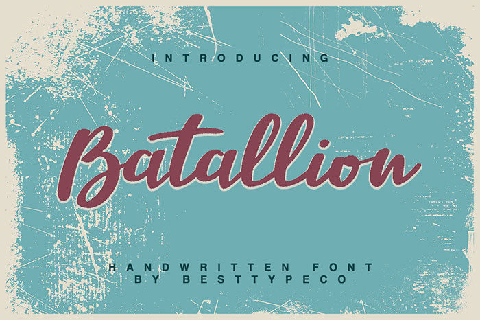 Batallion-700x466 Download The Script Fonts Bundle: 80+ Elegant Fonts (with Extended License)