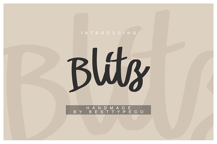 Blitz-700x466 Download The Script Fonts Bundle: 80+ Elegant Fonts (with Extended License)