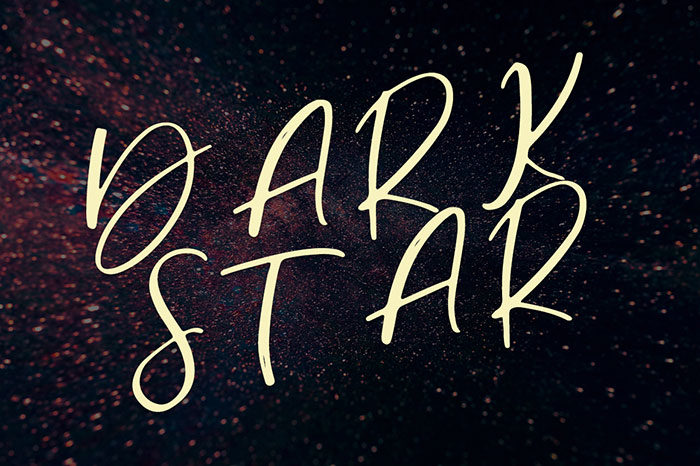 Dark-Star-700x466 Download The Script Fonts Bundle: 80+ Elegant Fonts (with Extended License)