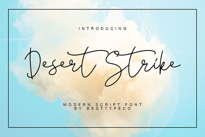 Desert-Strike-700x466 Download The Script Fonts Bundle: 80+ Elegant Fonts (with Extended License)