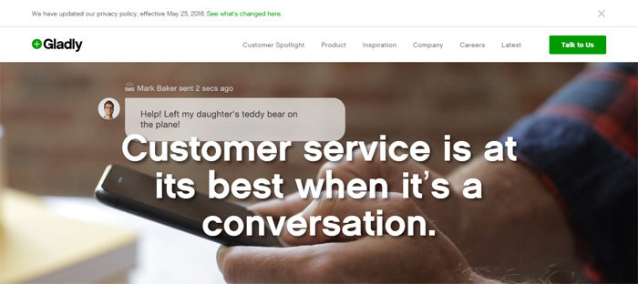 Gladly_-Customer-Service-Pl-700x312 Neat startups in San Francisco with good website designs