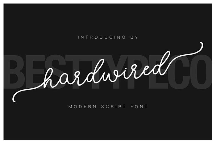 Hardwired-700x466 Download The Script Fonts Bundle: 80+ Elegant Fonts (with Extended License)