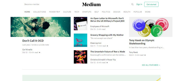 Medium-–-a-place-to-read-an-700x312 Neat startups in San Francisco with good website designs
