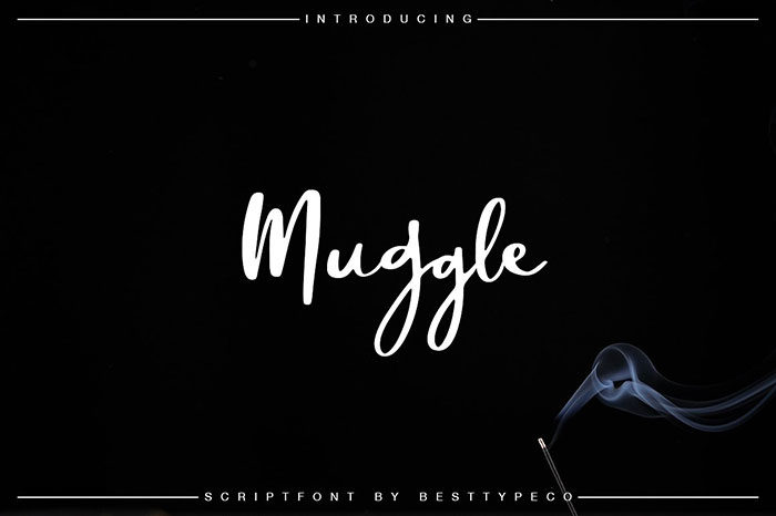 Muggle-700x466 Download The Script Fonts Bundle: 80+ Elegant Fonts (with Extended License)