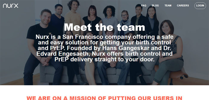 Nurx-https___www.nurx_-700x337 Neat startups in San Francisco with good website designs